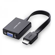 Ugreen HDMI to VGA+3.5MM Audio+Mirco USB converter--Flat design Black M103 (40248) GK